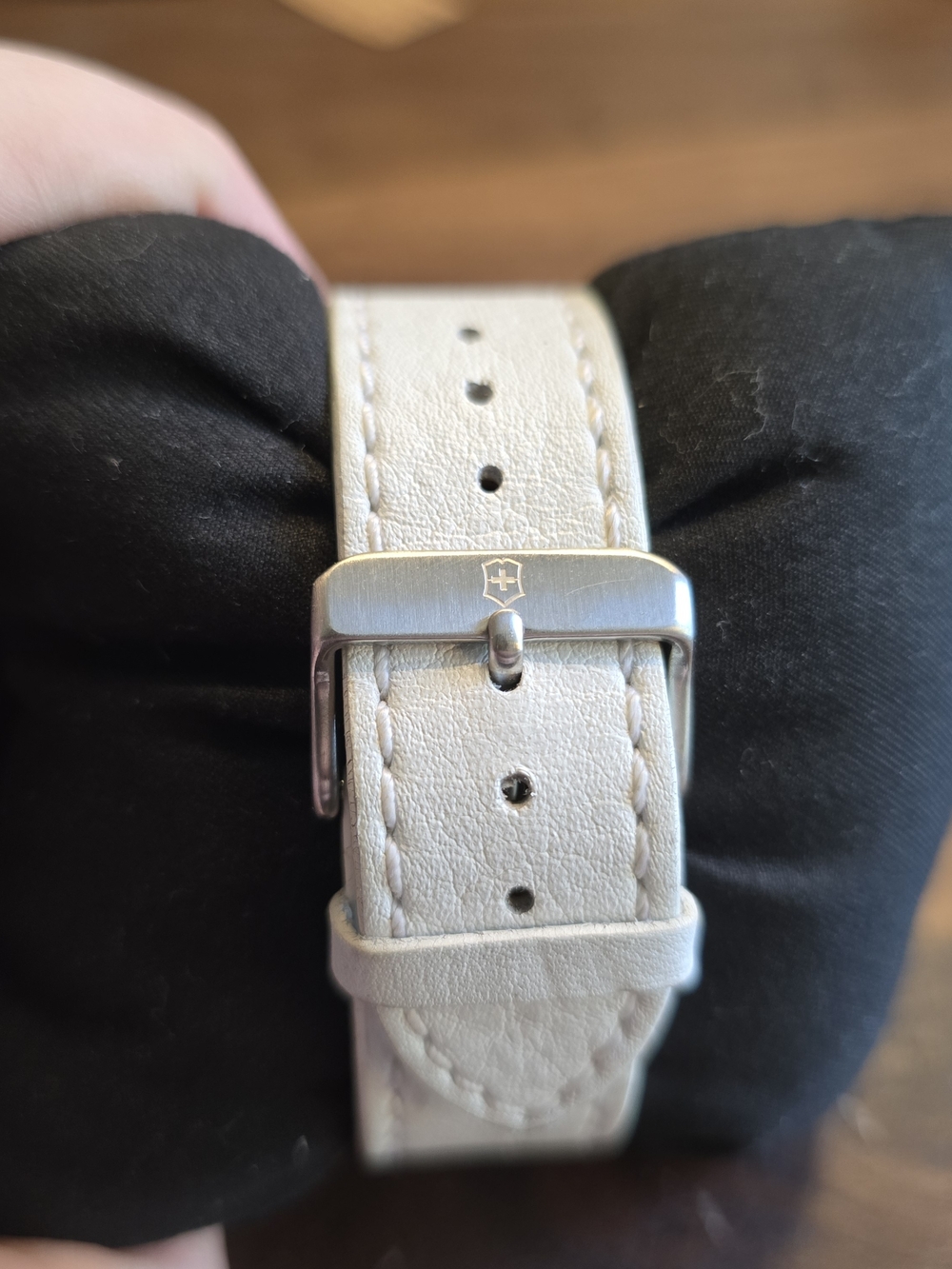 Victorinox Swiss Army White Dial Watch with Red Bezel - Picture 8 of 14